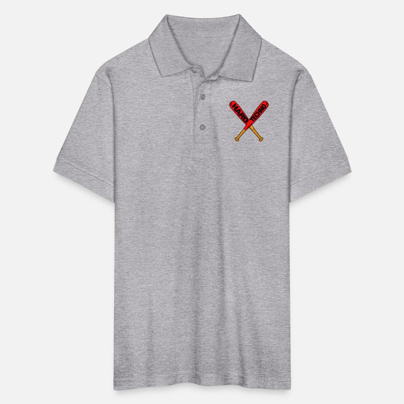 "Hard Techno" Crossed Baseball Bats – Techno Musi