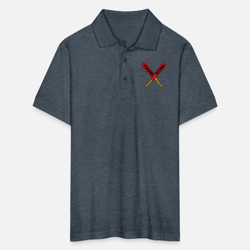 "Hard Techno" Crossed Baseball Bats – Techno Musi