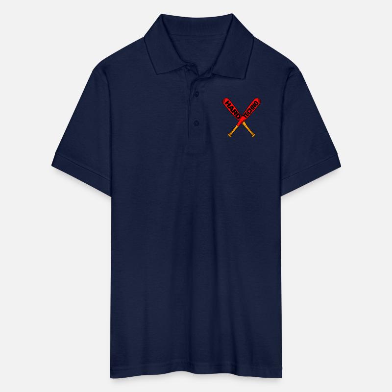 "Hard Techno" Crossed Baseball Bats – Techno Musi