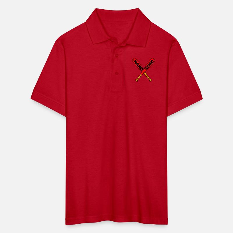 "Hard Techno" Crossed Baseball Bats – Techno Musi