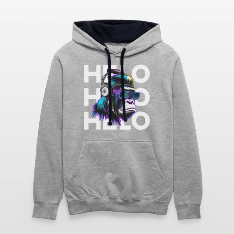 "Hello with gorillas"