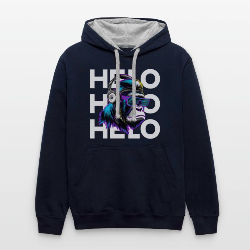 "Hello with gorillas"