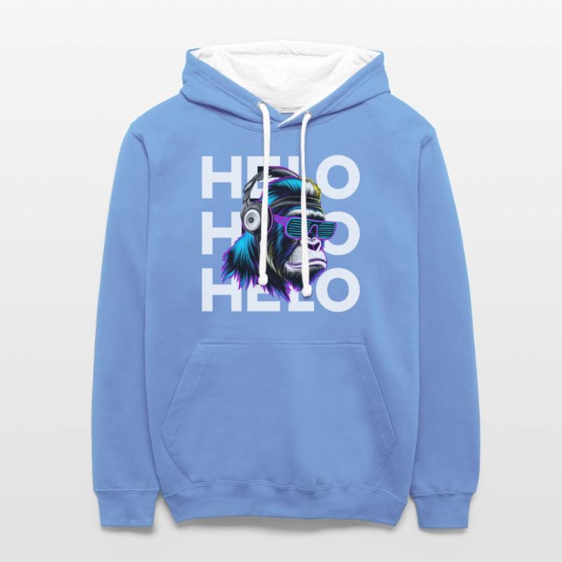 "Hello with gorillas"