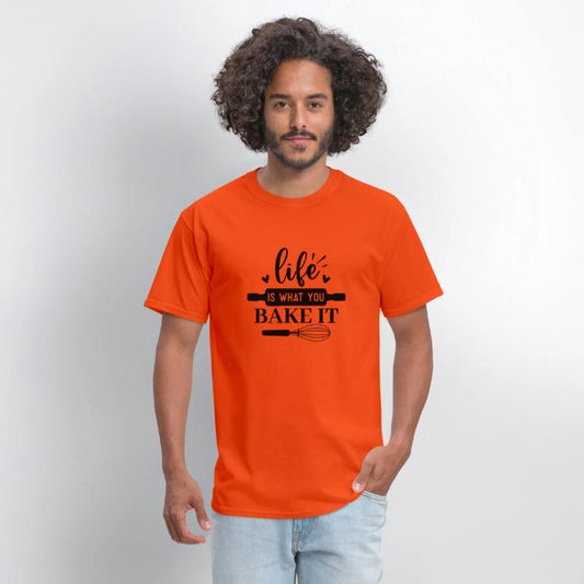 "Life Is What You Bake It" Inspirational Tee